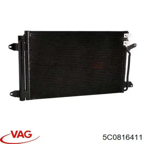 Radiador de aparelho de ar condicionado VAG 5C0816411 preço, a partir de 137,91 USD