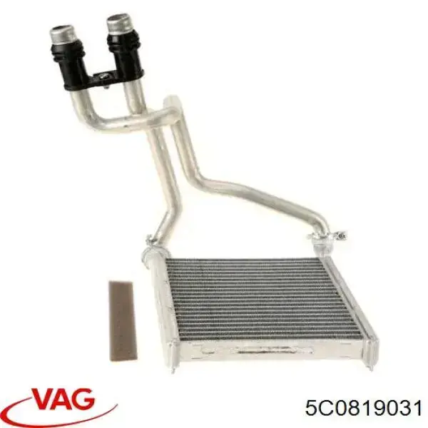Radiador de forno (de aquecedor) VAG 5C0819031 preço, a partir de 92,95 USD