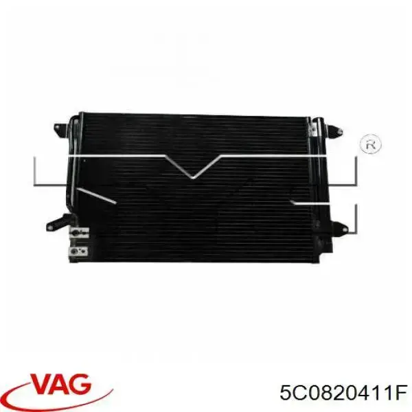 Compre 5C0820411F VAG Radiador de aparelho de ar condicionado