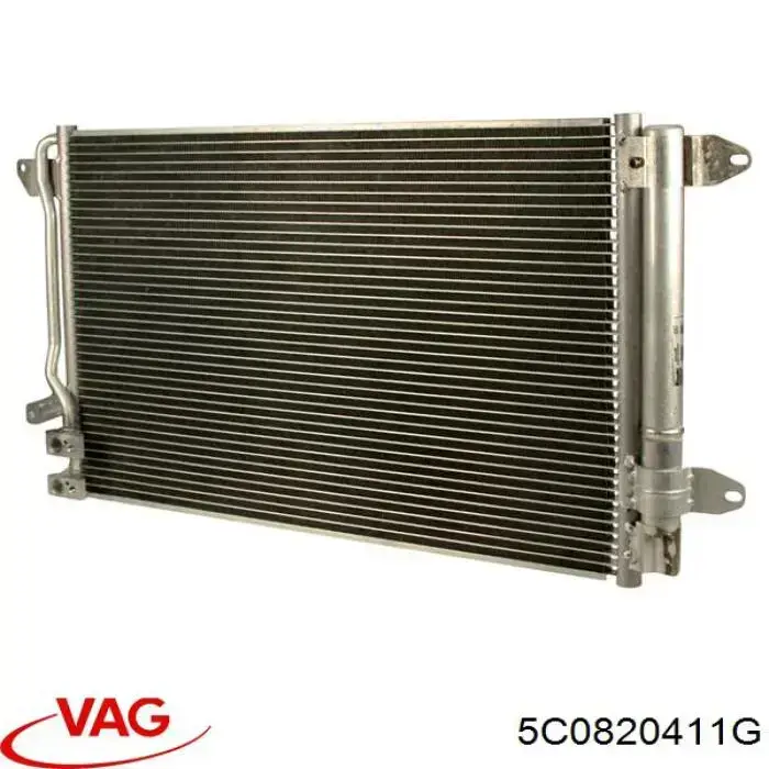 Radiador de aparelho de ar condicionado VAG 5C0820411G preço, a partir de 114,66 USD