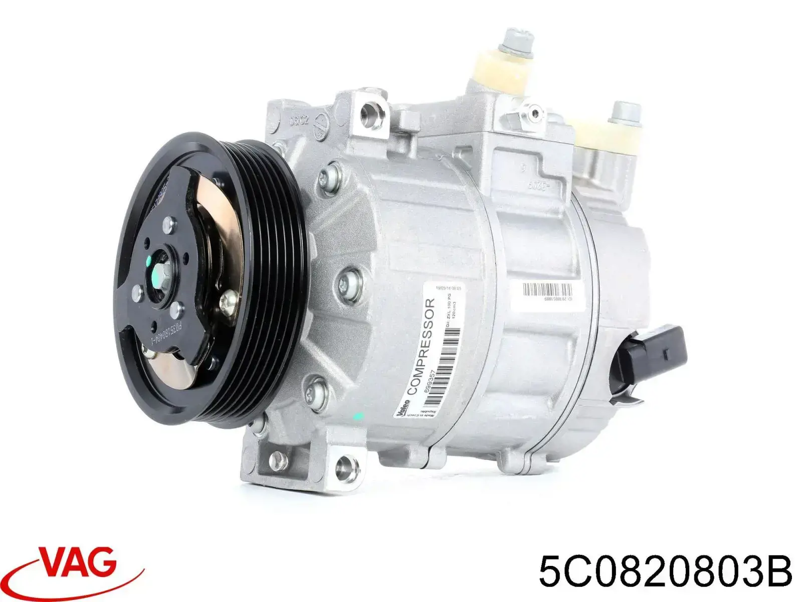 5C0820803B VAG Compressor de aparelho de ar condicionado