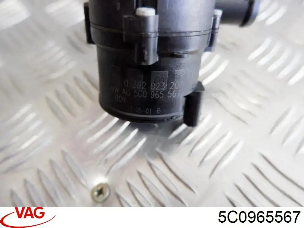 5C0965567 VAG Bomba de água (bomba) de esfriamento, adicional elétrica