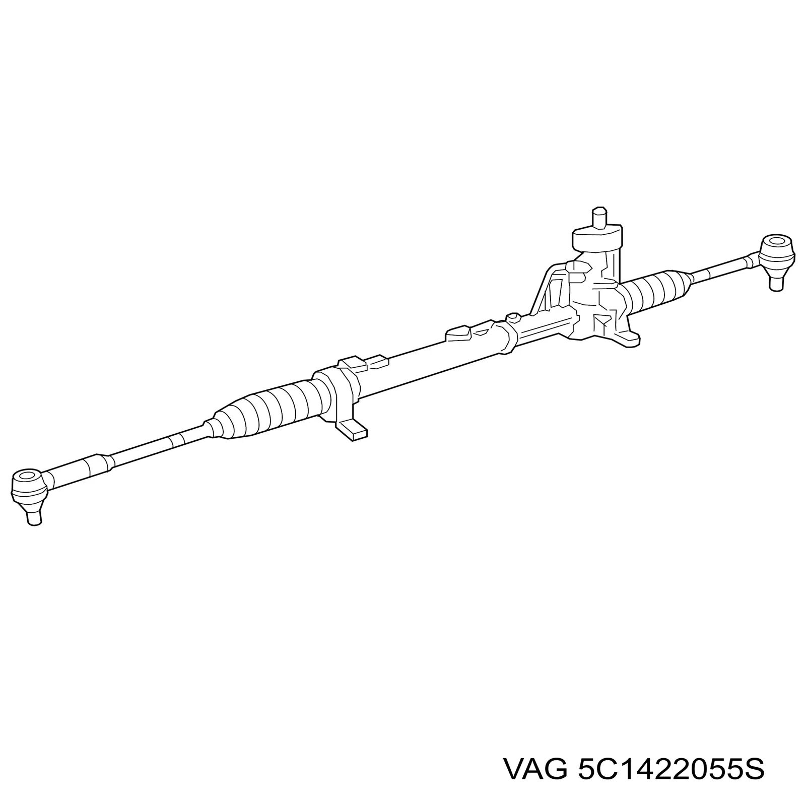 Compre VW9222 AGR Cremalheira da direção