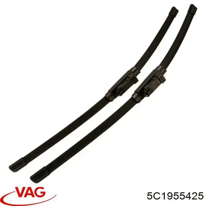 Limpa-pára-brisas do pára-brisas, kit de 2 un. VAG 5C1955425 preço, a partir de 26,22 USD