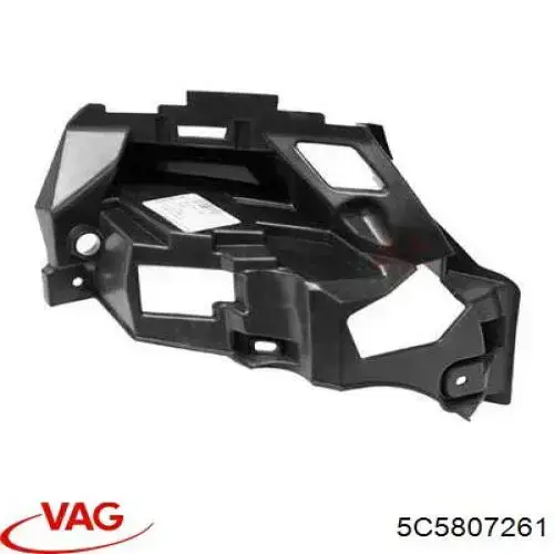 5C5807261 VAG Consola (adaptador) de fixação da luz dianteira esquerda