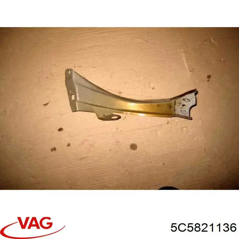 Compre 5C5821136 VAG Consola dianteira de fixação do pára-lama dianteiro direito