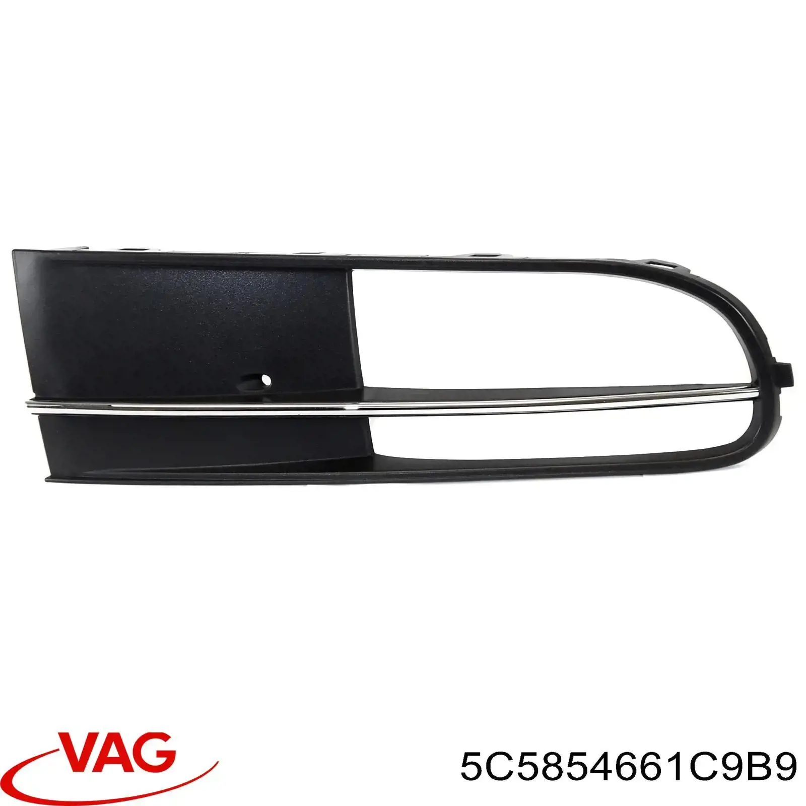 Grelha esquerda do pára-choque dianteiro VAG 5C5854661C9B9 preço, a partir de 42,09 USD