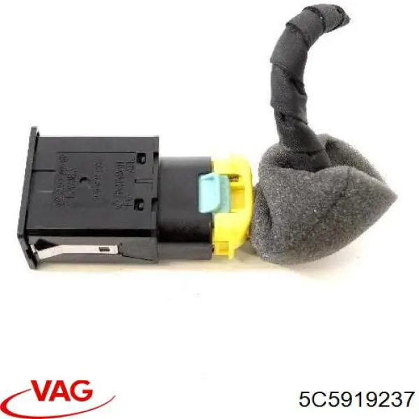 Fecho de desligação (desativação) de cinto de segurança de passageiro VAG 5C5919237 preço, a partir de 57,89 USD