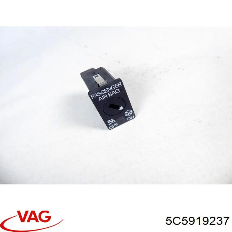 Compre 5C5919237 VAG Fecho de desligação (desativação) de cinto de segurança de passageiro
