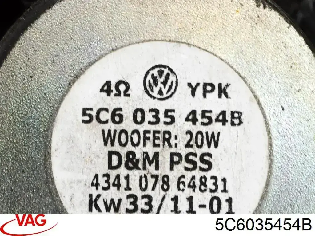 Compre 5C6035454B VAG Alto-falante da porta dianteira