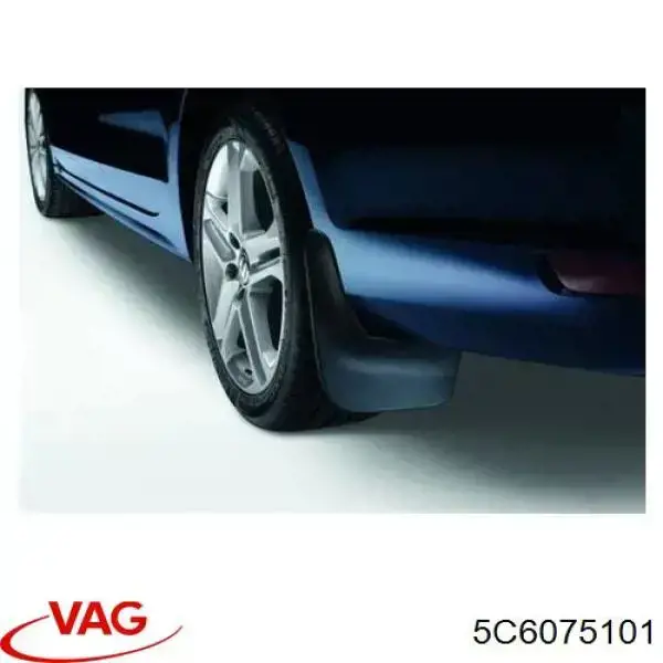 Protetores de lama traseiros, kit VAG 5C6075101 preço, a partir de  