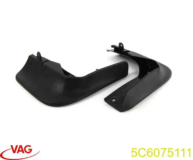 Protetores de lama dianteiros, kit Volkswagen Jetta VI 162, 163, AV3, AV2, AY2, AY3