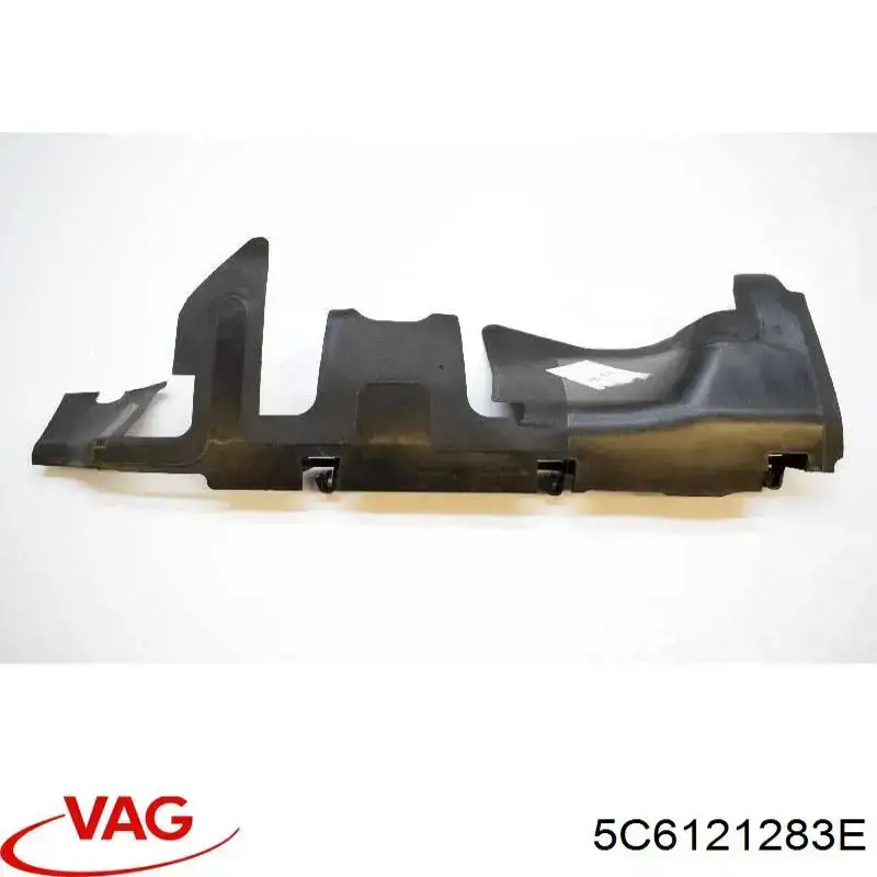 5C6121283E VAG Conduto de ar (defletor) esquerdo do radiador