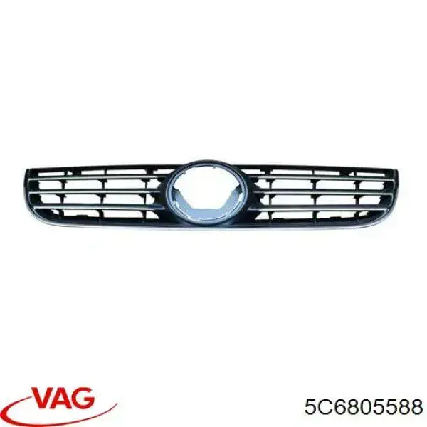 5C6805588 VAG Suporte do radiador montado (painel de montagem de fixação das luzes)