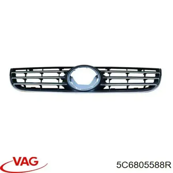 5C6805588R VAG Suporte do radiador montado (painel de montagem de fixação das luzes)