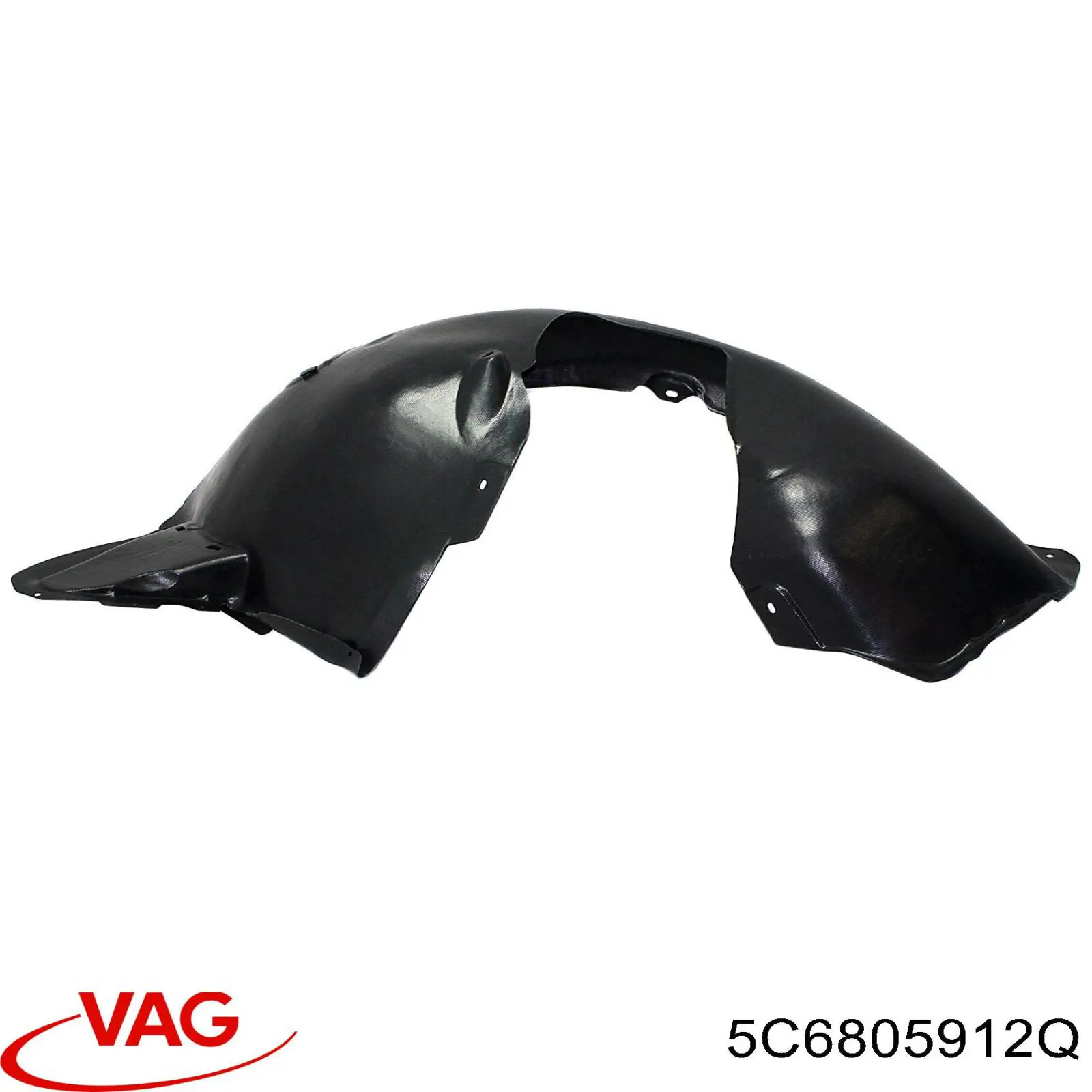 Compre 5C6805912A VAG Guarda-barras direito do pára-lama dianteiro