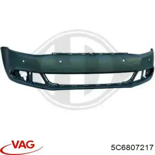 5C6807217 VAG Pára-choque dianteiro