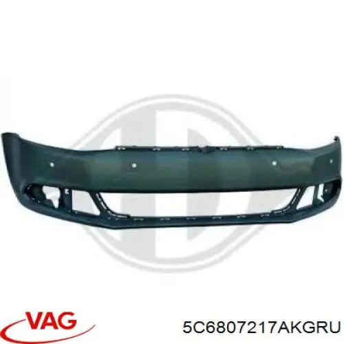 Pára-choque dianteiro VAG 5C6807217AKGRU preço, a partir de 224,73 USD