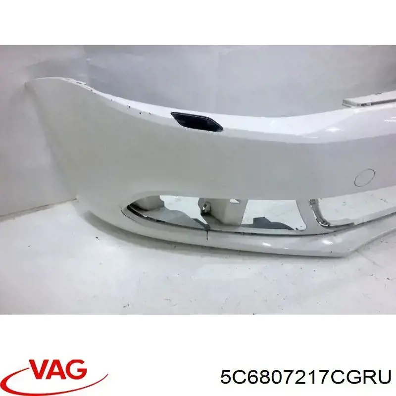 Pára-choque dianteiro VAG 5C6807217CGRU