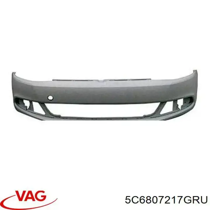 Pára-choque dianteiro VAG 5C6807217GRU preço, a partir de 73,32 USD