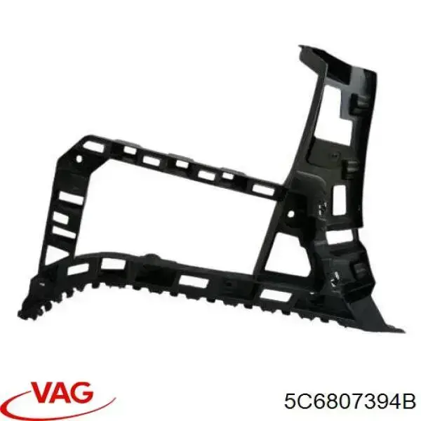 Consola direita do pára-choque traseiro VAG 5C6807394B preço, a partir de 19,15 USD