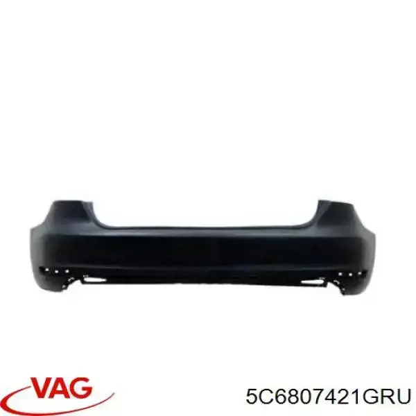 5C6807421GRU VAG Pára-choque traseiro