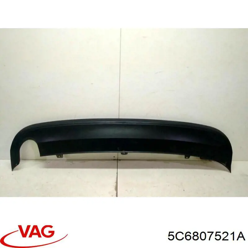 5C6807521A VAG Spoiler do pára-choque traseiro