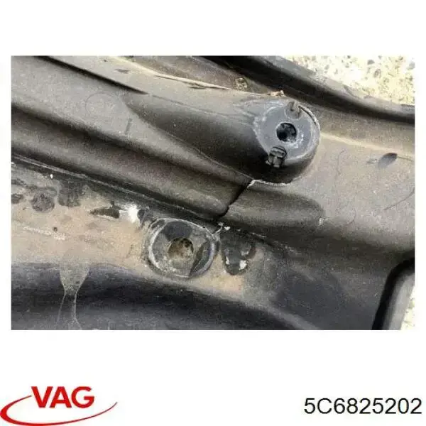 5C6825202 VAG Proteção de fundo direita