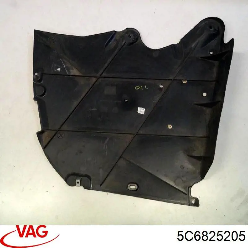 Compre 5C6825205 VAG Proteção de fundo traseira esquerda