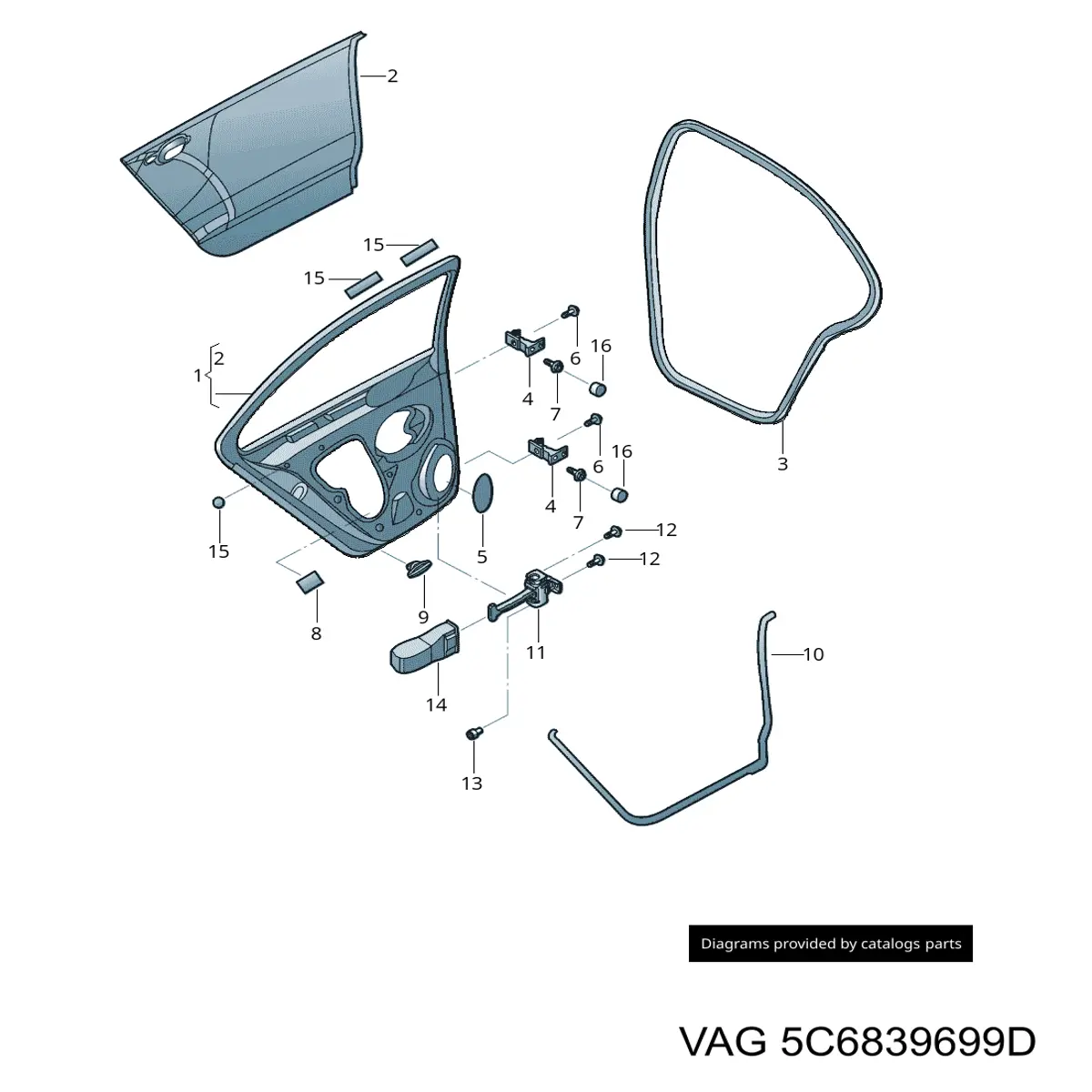  VAG 5C6839699D preço, a partir de 68,97 USD