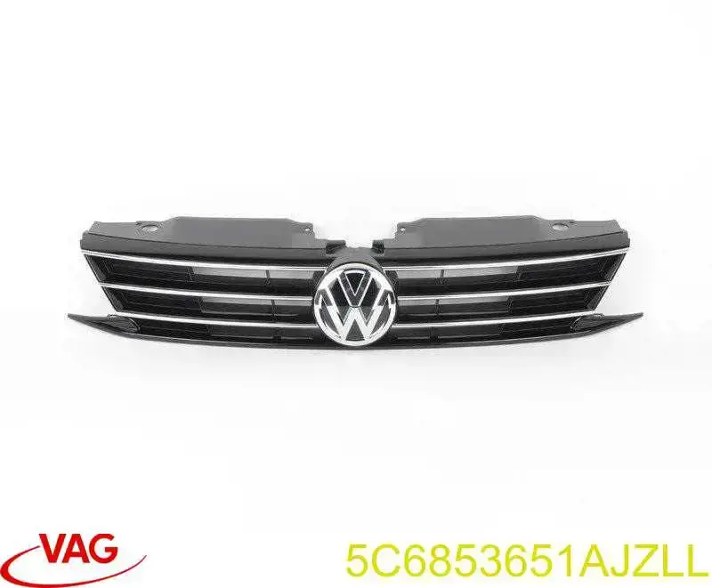 Grelha do radiador 3L853001 AND