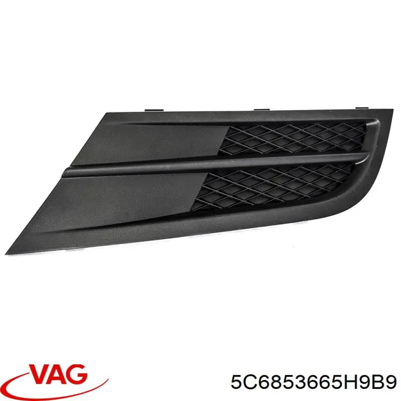 Grelha esquerda do pára-choque dianteiro VAG 5C6853665H9B9 preço, a partir de 11,72 USD