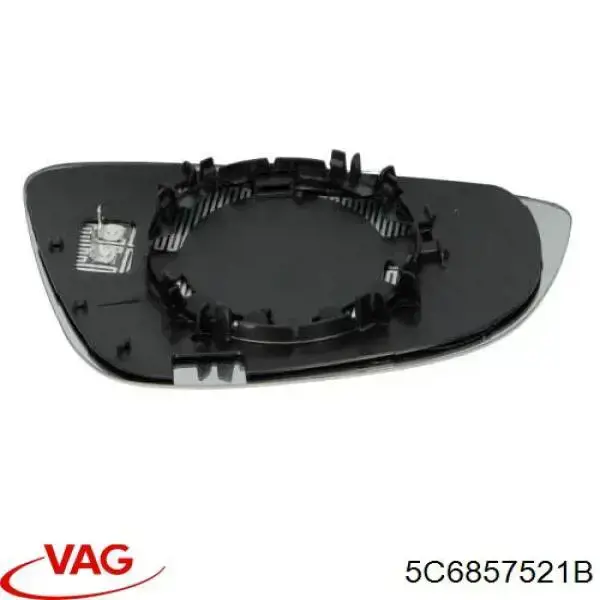Compre 5C6857521B VAG Elemento espelhado do espelho de retrovisão esquerdo
