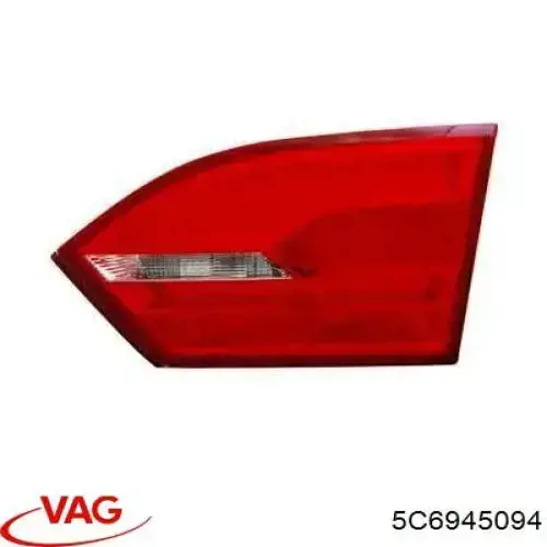 5C6945094 VAG Lanterna traseira direita interna