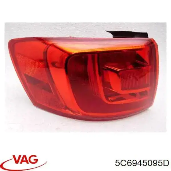 5C6945095D VAG Lanterna traseira esquerda externa