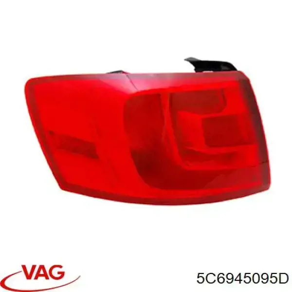 Lanterna traseira esquerda externa VAG 5C6945095D preço, a partir de 95,77 USD