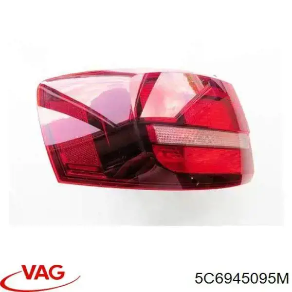 Lanterna traseira esquerda externa VAG 5C6945095M preço, a partir de 142,31 USD