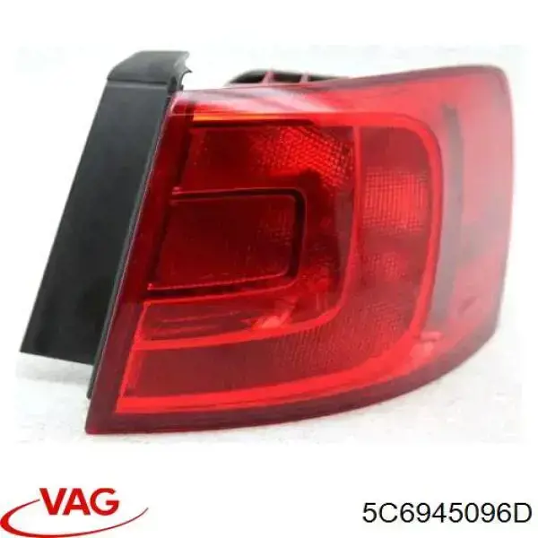 5C6945096D VAG Lanterna traseira direita externa