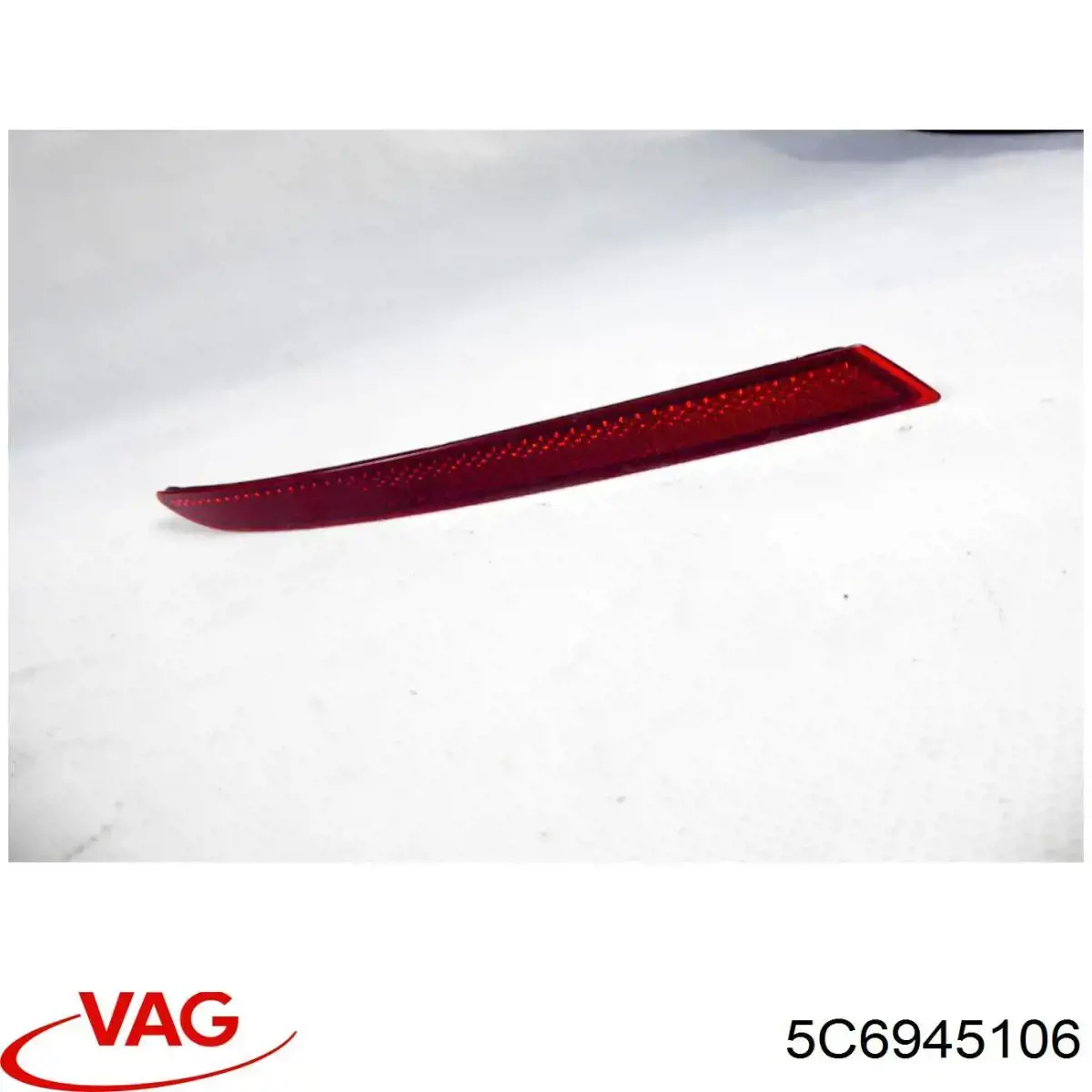 Compre 5C6945106 VAG Retrorrefletor (refletor) do pára-choque traseiro direito