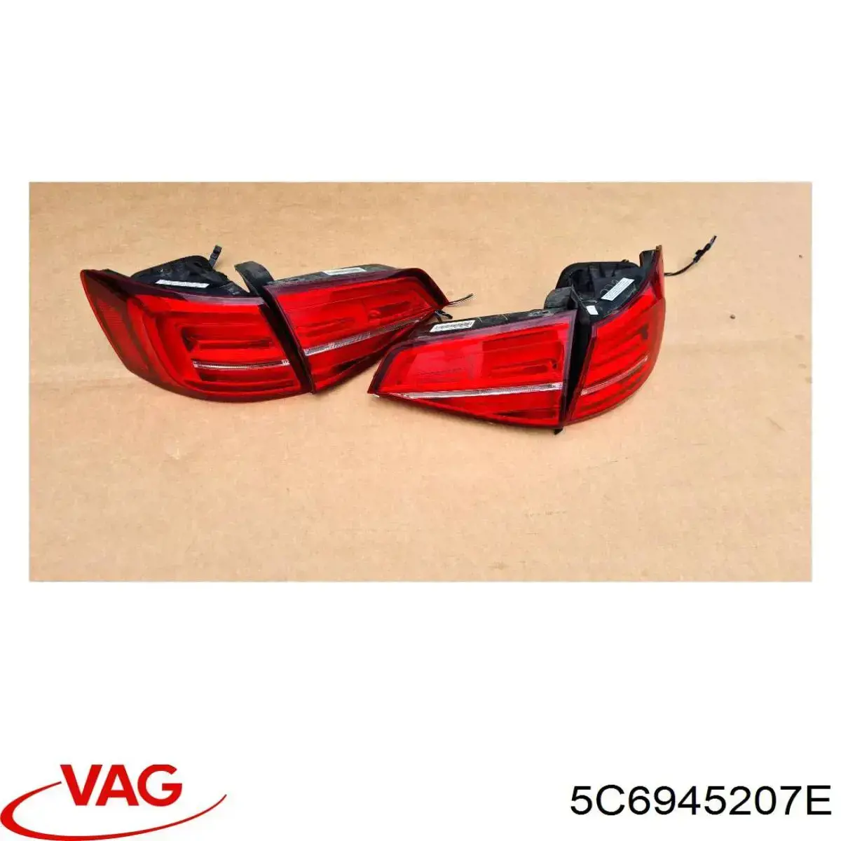 5C6945207E VAG Lanterna traseira esquerda externa
