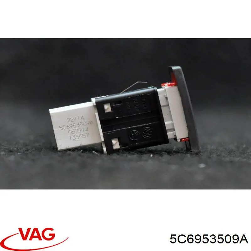 Compre 5C6953509A VAG Botão de ativação do sinal de emergência
