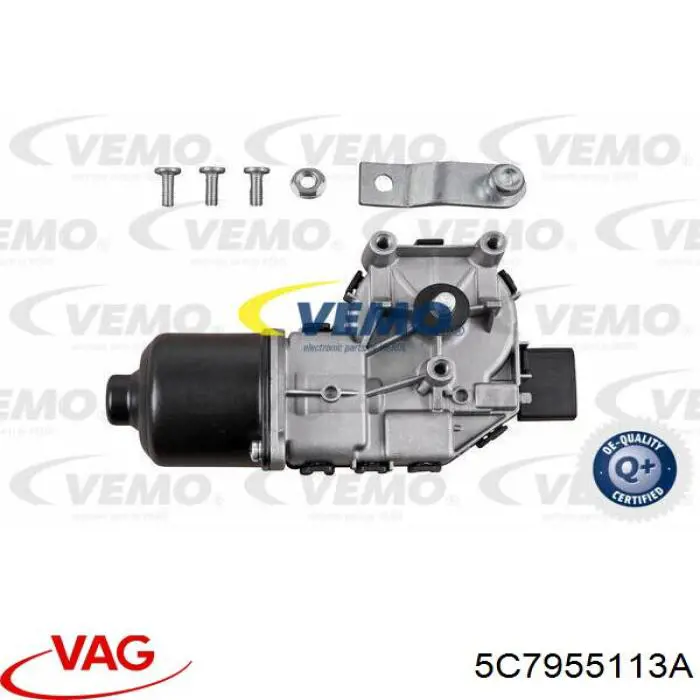 Motor de limpador pára-brisas do pára-brisas VAG 5C7955113A preço, a partir de 64,58 USD
