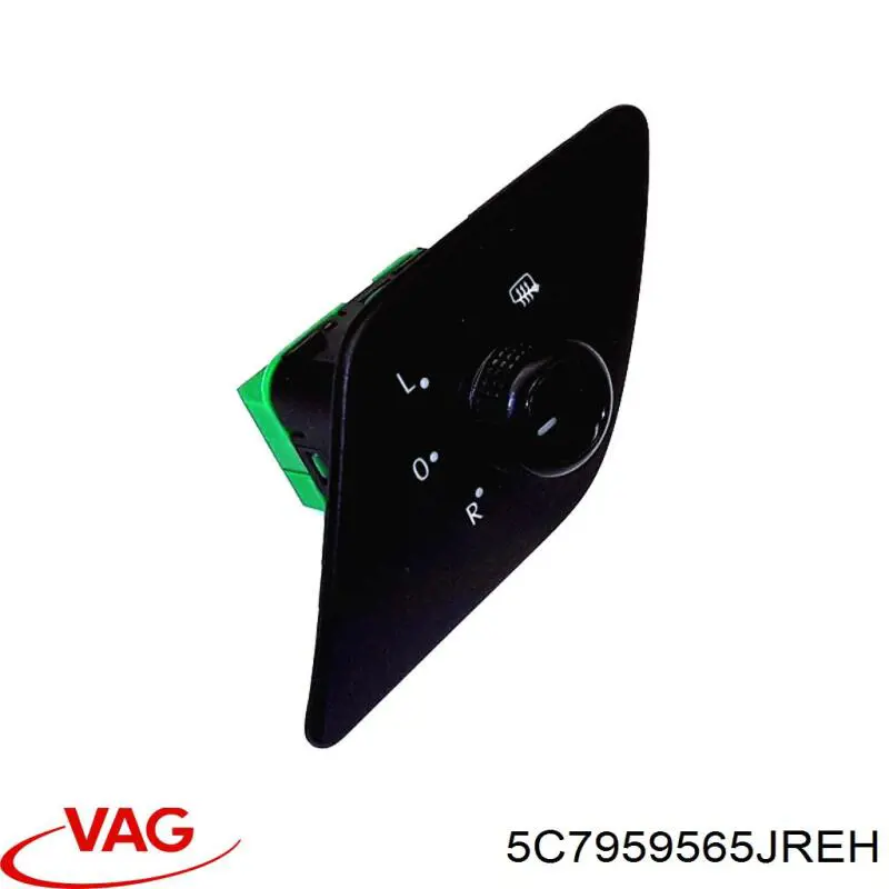 5C7959565JREH VAG Unidade de controlo dos espelhos de retrovisão, na porta