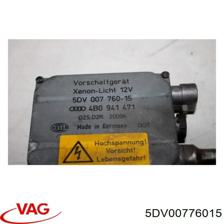 Unidade de encendido (xénon) VAG 5DV00776015 preço, a partir de 63,10 USD