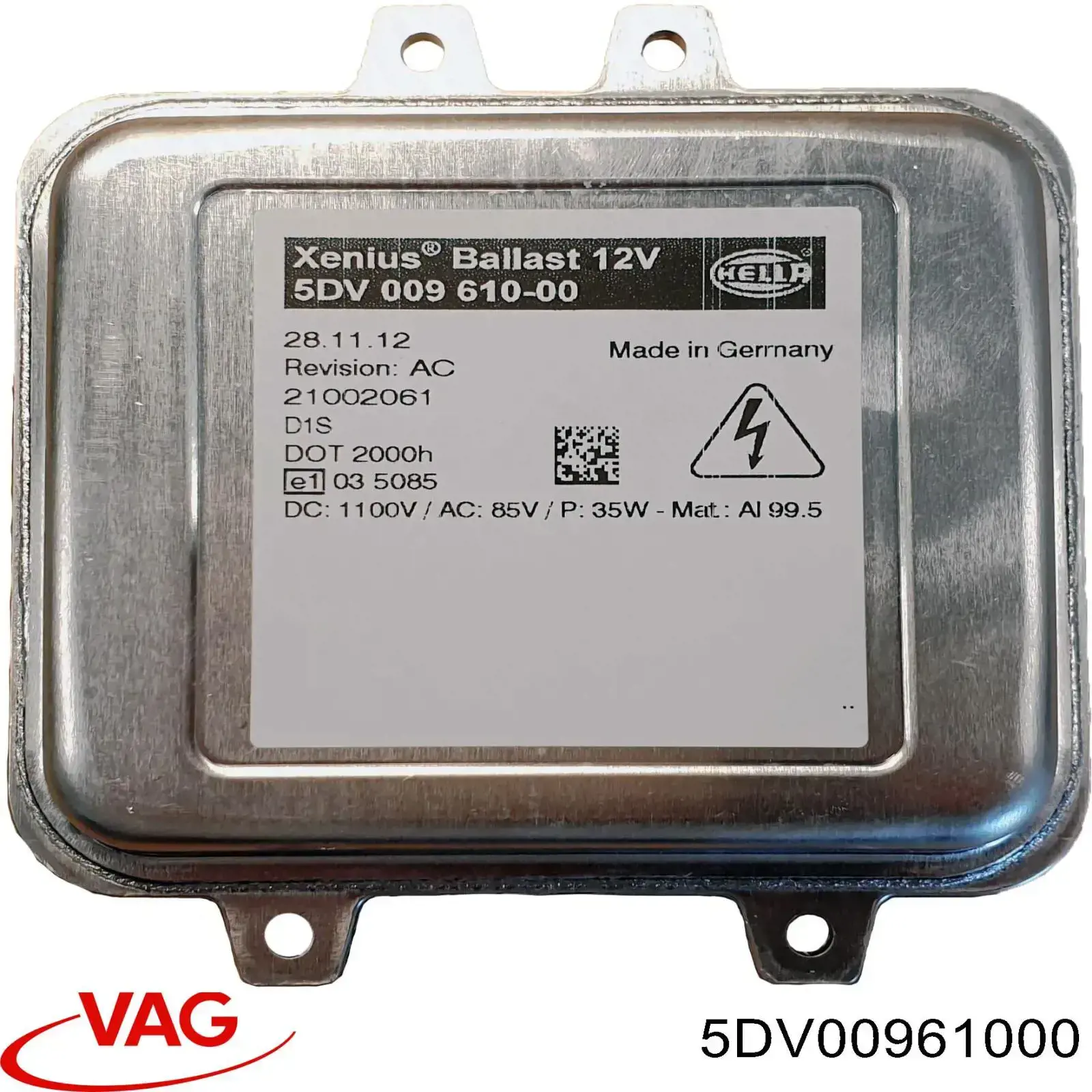 5DV00961000 VAG Unidade de encendido (xénon)