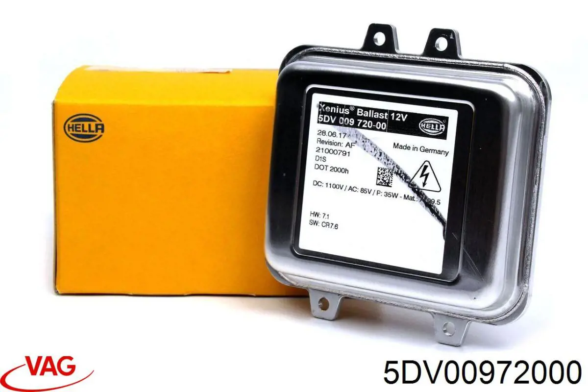 5DV00972000 VAG Unidade de encendido (xénon)