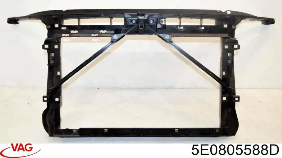 5E0805588D VAG Suporte do radiador montado (painel de montagem de fixação das luzes)