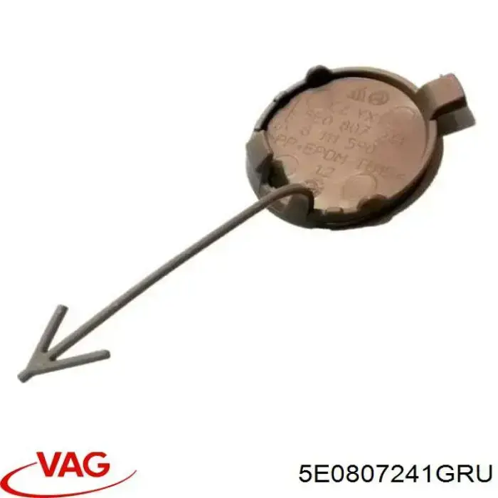 Tampão dianteira do pára-choque do gancho de reboque VAG 5E0807241GRU preço, a partir de 5,64 USD