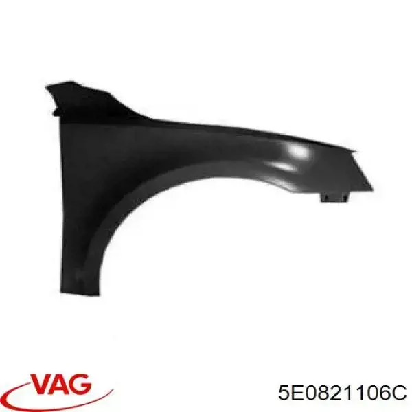 Pára-lama dianteiro direito VAG 5E0821106C preço, a partir de 175,36 USD