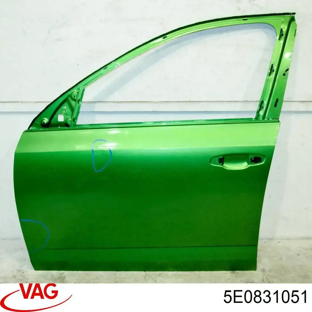 Porta dianteira esquerda Skoda Octavia III A7 5E3, NL3, NR3